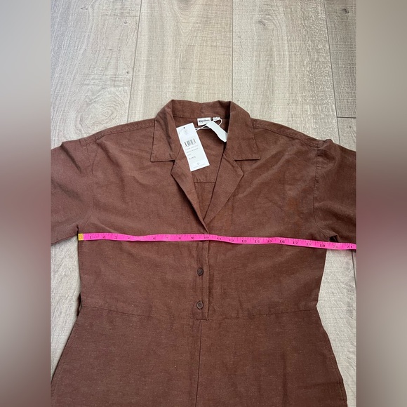 Rhythm Brown Short Sleeve Vacay Romper NWT - Picture 5 of 13